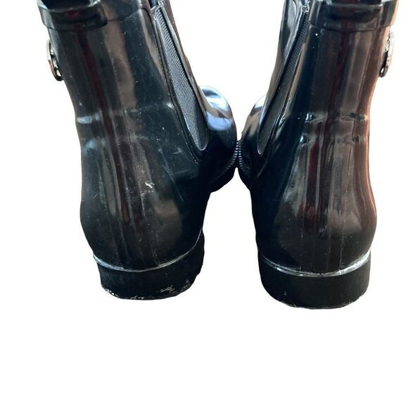 Michael Kors Rubber Chelsea Rain Ankle Boots / SZ: 8 - Picture 6 of 7
